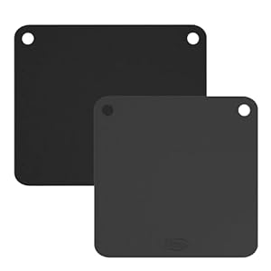 Primica Pizza Steel for Oven Set of 2 – Durable Steel as Alternative to Pizza Stone – High Quality Steel for BBQ Grill and Bakings (16″ x 13.4″ & 13.6″x13.6″))