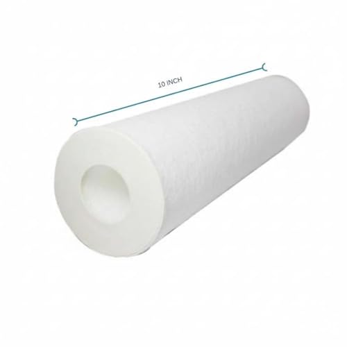 Image of CBK Genuine New Aqua 10 Inch High Density Spun Pre-Filter (5 Micron PP Spun) Water Cartridge Compatible for 10 Inch Pre-Filter Housing of All Water Purifier | 1 PIS Spun Filter
