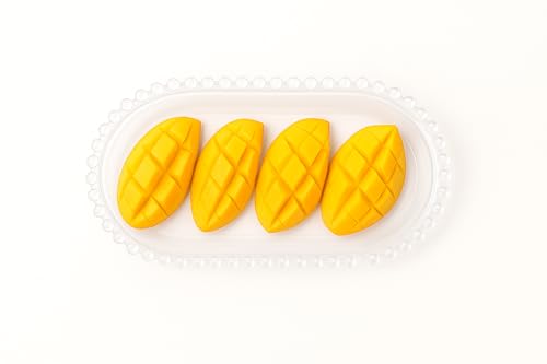 Image of Glassbunny Modern Crystal Clear Oval Shape Glass Tray for Dry Fruits, Fruits Dish, Serving Plate Home Decoration, Living Room 9 Inch Platter