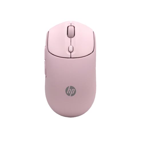 Image of HP 400 Quiet Wireless Mouse, Dual Bluetooth & 2.4GHz, Soft Silicone, Quiet Clicks, Microsoft Wheel, 24-Month Battery, 6000 DPI, Ambidextrous, Eco-Friendly Design, Multi-OS, Pink