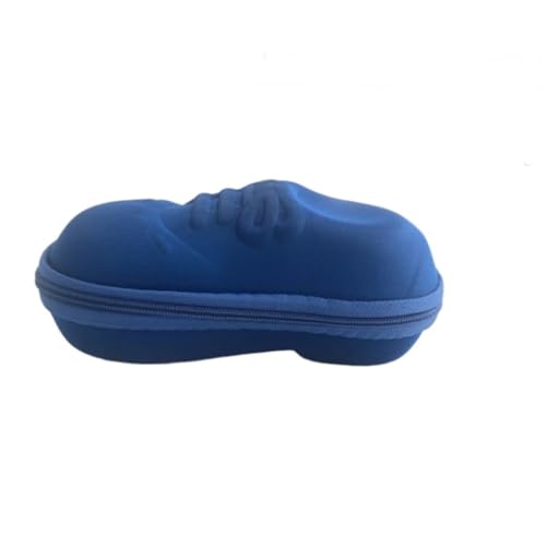 Estojo Case Para Óculos Infantil Sol Grau Sapatinho Zíper (Azul)