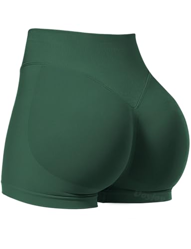 Image of VOYJOY Women Workout Impact Shorts 2.5 inch / 3.6 inch / 4.5 inch / 6 inch Scrunch Butt Booty | Tummy Control, High Waisted, Bike Short, Gentle Compression, for Women