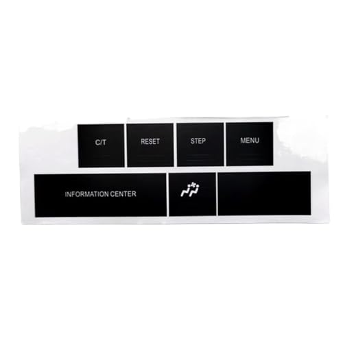 Autocollants bouton console centrale Chrysler Jeep 2005 2006 2007 2008