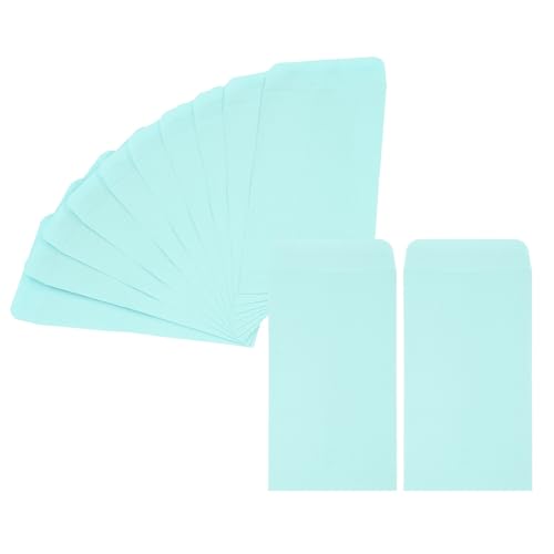 Enveloppes à argent bleues PATIKIL 6.5x3.5 | Pochettes budget de 200 pièces