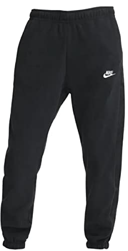 Nike Men Sport Essentials Fleece Pant, Black/White, DD4892-010, L