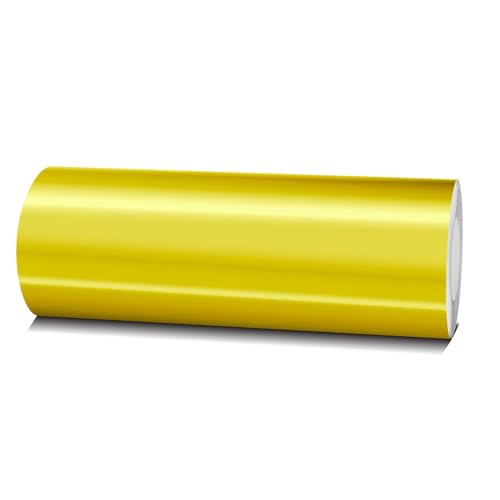 CHROME GOLD, 8.0" | 203mm, Self-Adhesive Vinyl Pin Stripe Line Decal Sticker Tape, Length 32ft | 9.80m, Suitable for Cars, Vans, Motorcycles, Bikes, Models, Tuning & Styling, and much more