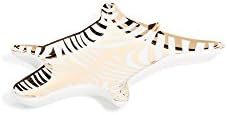 Jonathan Adler Women's Metallic Zebra Dish