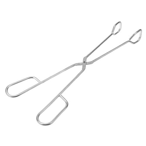 Happyyami 1Pc Stainless Steel Food Clip Versatile Kitchen Clamp for Salad Bread and Barbecue Comfortable Grip for Home Restaurant and Outdoor Cooking