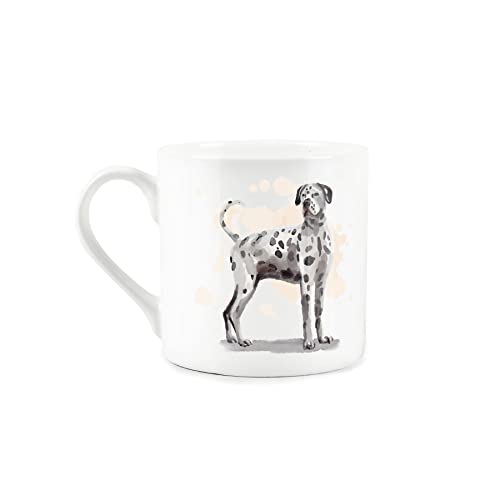 Purely Home Dalmatian Mug - Fine Bone China White Coffee/Tea Present Gift for Dog Lovers - Image 2