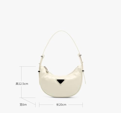 The first layer of the crescent bag in summer is a woman's spring and summer half-moon bag for commuting on a shoulder3