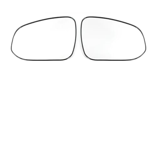 Verre de rétroviseur compatible avec Toyota RAV4 2020-2024 miroir de porte chauffé