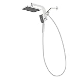 KOSNEW Rainfall Shower Head with handheld, Squre