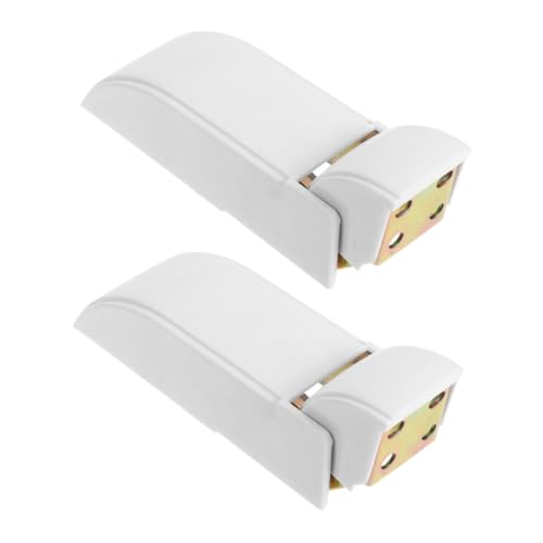 UKCOCO 2 piezas Bisagras para Puerta de Frigorífico de Hierro Resistente Tornillos para Instalación Fácil Accesorio Multipropósito para Congeladores Hornos y Cámaras Frigoríficas