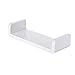 Estante Baño de Plástico, Estante de Pared Para Cuarto de Baño Montado, Estante de Baño en Forma de U, Sin Perforaciones Autoadhesivoestante de Almacenamiento Para Baño Para Cocina y Baño (Blanco)