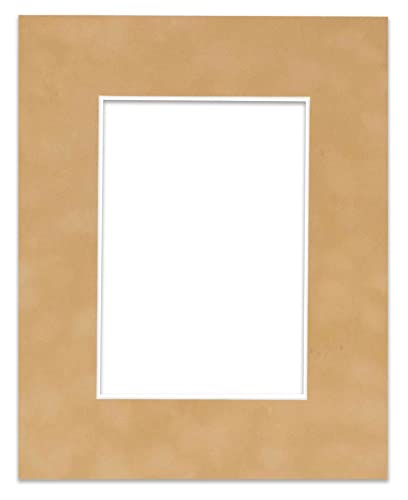30x40 Mat Bevel Cut for 28x38 Photos - Acid Free Beige Suede Precut Matboard - For Pictures, Photos, Framing - 4-ply Thickness