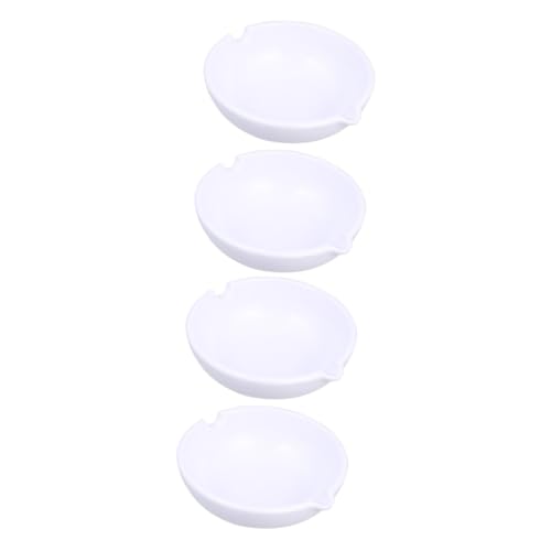 KALLORY 2 Sets 2pcs Ink Tray Ink Plate Chinese Calligraphy Porcelain Inkwell Mini Ink Dish Mini Tray Sushi Kits Sumi- e Painting Ink Bowl Ink Bowl Chinese Plastic White Tea Bag Ceramics