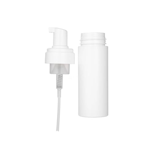 12-Pack White Foaming Pump Bottles - Empty Foaming Liquid Soap Dispensers - for Refillable Travel Hand Soap Shampoo Foaming Castile Cosmetics - BPA Free (163ml/5.5oz) (White)4