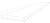 White Carrara Marble Saddle - Size 36 x 6 inch - Polished