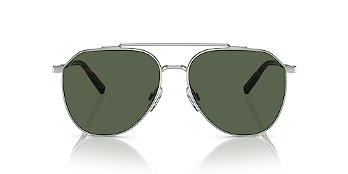 Dolce & Gabbana Sunglasses DG 2296 05/9A Silver Dark Green Polar4