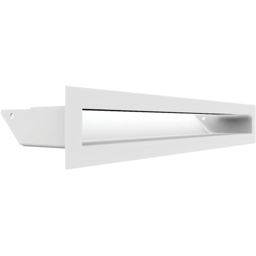 Grille de ventilation LUFT 6x40 blanc Slim encastrable pour hotte - 2