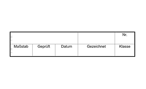 Arbeitsblätter für Technisches Zeichnen A4 - radierfest