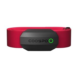 COOSPO H808S Capteur de Fréquence Cardiaque Bluetooth5.0 Ant+, Cardio Fréquencemètres ECG/EKG, Étanche IP67, Compatible avec Wahoo, Strava, Adidas, Coosporide, Polar Beat, Kinomap