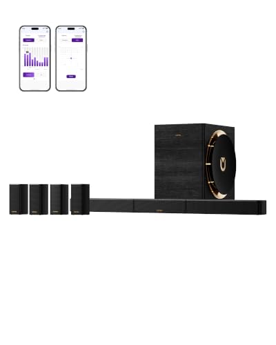 Image of ULTIMEA Skywave X100 9.1.6 THX-Tuned Wireless Home Theater System | with Dolby Atmos & DTS:X, 10 inch Subwoofers, 20Hz Low Frequency, 1500W Peak Power, 8K Pass-Through, AVR Grade Sound Bar