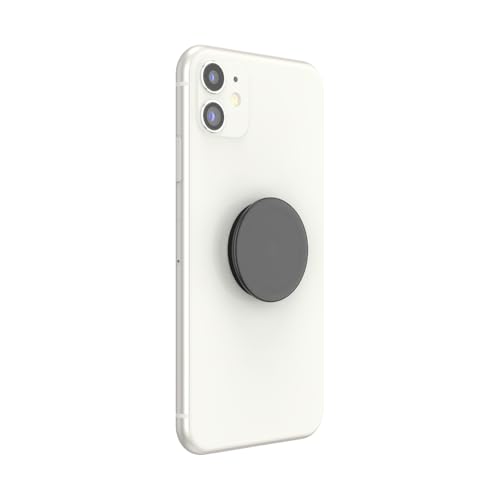 Image of PopSockets Phone Grip with Expanding Kickstand, Adhesive Grip - Translucent Black