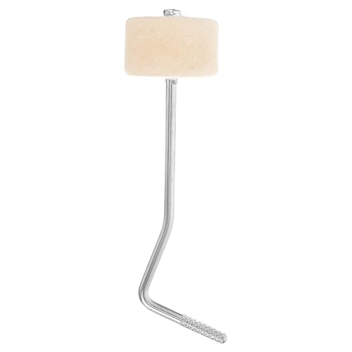 Mazo para pedal de bombo con cabeza curva y fieltro duradero miniatura 1