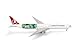 Herpa Modellflugzeug Turkish Airlines Boeing 777-300ER Bio Fuel - TC-LJH, Miniatur im Maßstab 1:500, Sammlerstück, Flugzeug Modell ohne Standfuß, Metall