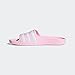 adidas Unisex-Kids Adilette Aqua, Clear Pink/White/Clear Pink, 4
