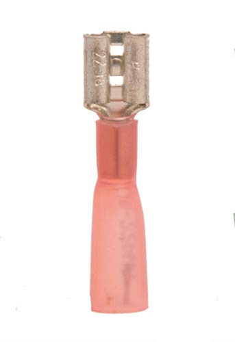 22-18 AWG Heat Shrink .110 Female Quick Disconnect (100/Pkg.)