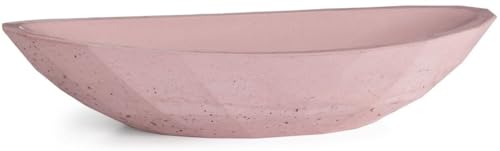 Casa Padrino Lavabo de Lujo Rosa 60,9 x 29,7 x A. 11,9 cm - Lavabo de hormigón Hecho a Mano - Accesorios de baño de Lujo