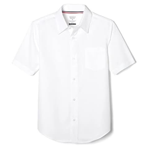French Toast Boys Short Sleeve Poplin Dress Shirt Cover