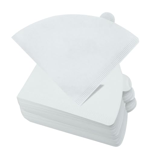 Cionyce Cone Coffee Filters Size 02, 200Pcs 2-4 Cups Disposable White Coffee Filter Paper, Compatible with V60 and Conical Shaped Pour Over Coffee Dripper