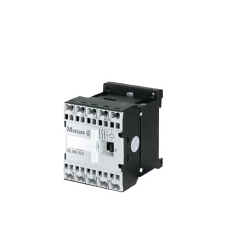 Mini contacteur DILEM4-G 24VDC commande moteur triphasé et circuit AC-3