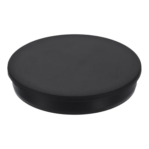 Image of uxcell Silicone Hole Plug, Waterproof Round Rubber Stoppers Bottle Seal Plugs Tube Pipe End Caps for 85mm /3.35 inch Hole for Bathtub Bottle, Black