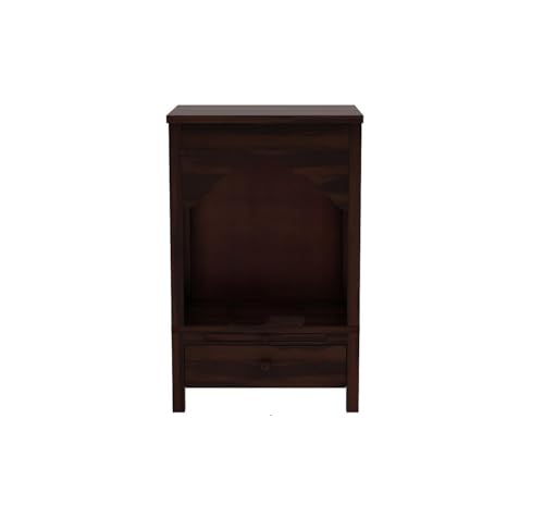 Image of Wudniture Sheesham Wood Handcrafted Temple for Pooja for Home & Office (Walnut Finish)