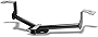 TLAPS 7422451951954 for 2008-2010 Honda Accord / 2009-2014 Acura TL / TSX 4 Door Sedan Class 1 I Black 1.25' Trailer Hitch Receiver