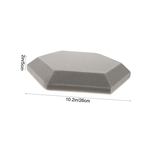 ibasenice 2pcs Paneles Acústicos Hexagonales para Aislamiento Sonoro para Estudios de Grabación y Oficinas en Casa miniatura 2