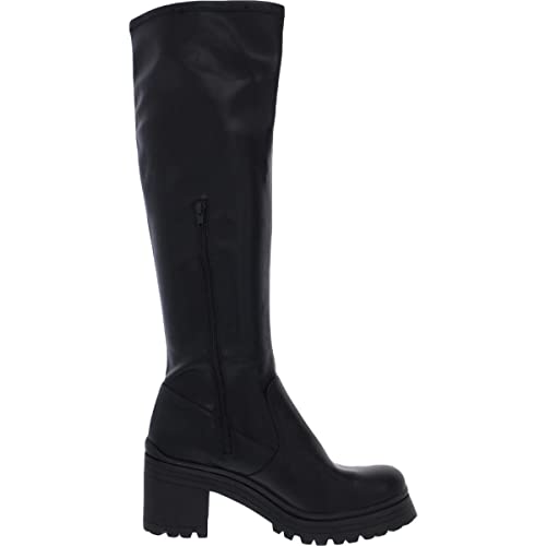 Madden Girl Women's Coretta Stretch Knee-High Boots - Black 6.5 M