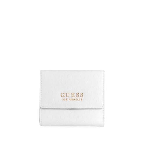 Image of Guess Women's White Textured Wallet| Ladies Purse Handbags | Gift For Ladies