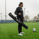 Soccer Innovations 3-in-1 Grass/Turf Collapsible Speed Pole Set - Collapsible Soccer Speed Agility Training Equipment, 6 Set with Soccer Bag, Detachable Spike