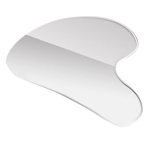 NOLITOY Face Guasha Tool Facial Massage Tool Stainless Steel Face Massager Heart Shape