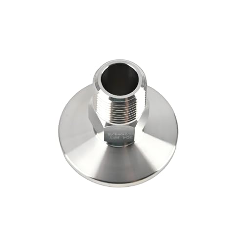 Image of SS304 KF25 NPT Male Adaptor thread 3 /8 inch NW25 KF Male coupling ISO-KF25 X NPT 3 /8 inch
