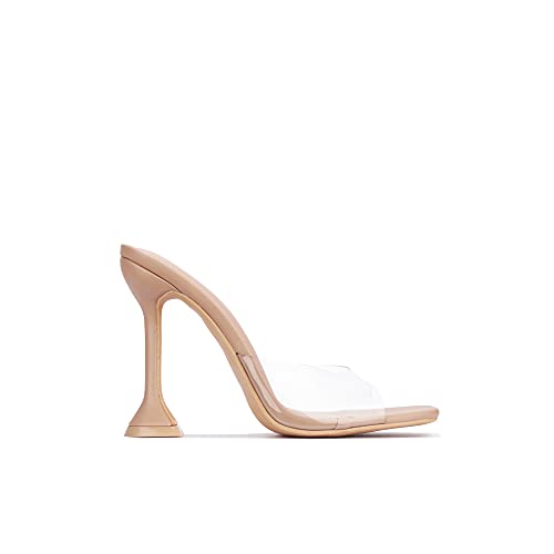 Image of Cape Robbin Lithe Sexy High Heels for Women, Square Open Toe Shoes Heels