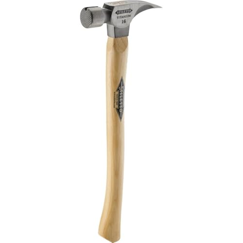 Stiletto Ti16MC-P Ti 16 Milled Face Hammer with a Curved 18" Wood Handle with an AirGrip