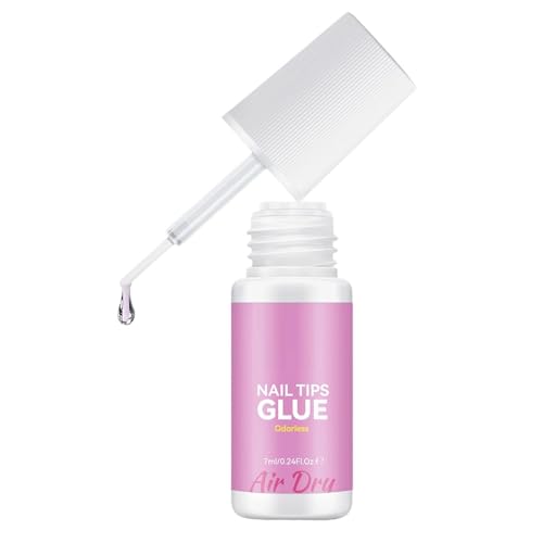Gel Tip Binder - Fusión Superposición sin costuras, Líquido Impermeable + Agarre de Placa Falsa, Escultura de Polímero Transparente, Metacrilato Flexible + Manicure Joiner | Accesorio sintético para
