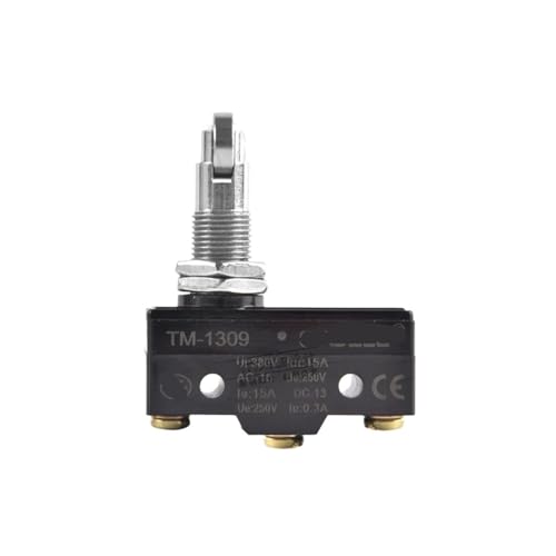 Interrupteur de fin de course TM-1309 micro-interrupteur à rouleau 1NO1NC contact argent 380V 15A