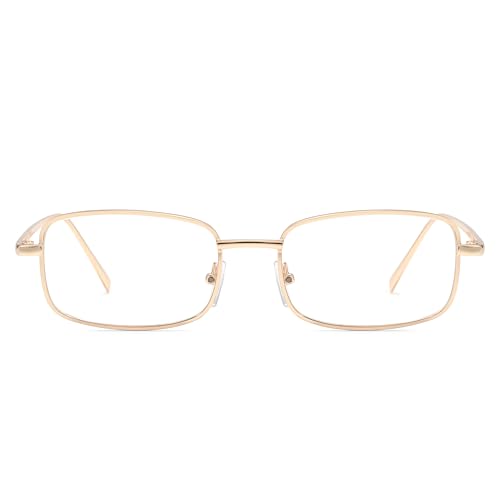 DreamCalf Rectangle Fake Glasses for Women Trendy Y2K Office-Siren Blue Light Glasses with Clear Lenses DreamCalf Rectangle Fake Glasses for Women Trendy Y2K Office-Siren Blue Light Glasses with Clear Lenses